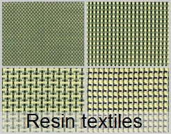 Resin textiles